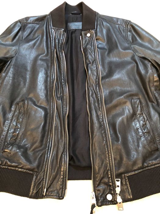 AllSaints geaca piele M, barbateasca