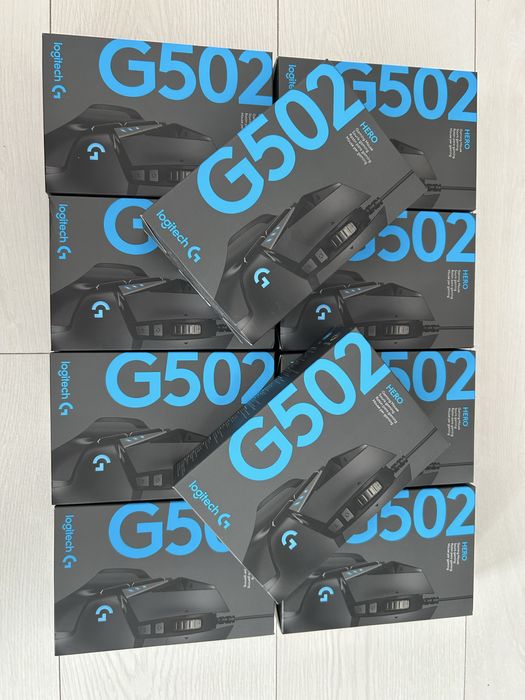 Pachet 10 x mouse Gaming Logitech G502 Hero 25K Dpi Noi