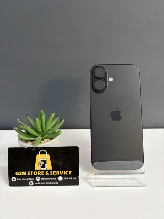 Iphone 16 128Gb Black 2 Ani Garantie Gsm Store&Service