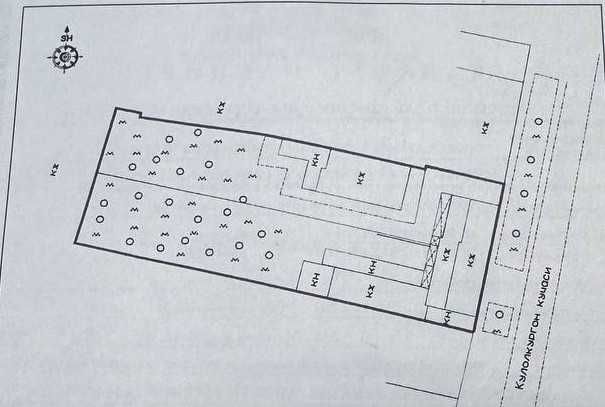 Земельный участок Юнусабад-12 квартал. 12 соток. фасад 22, глубина 55=