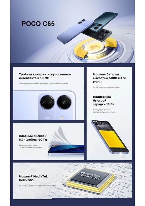 POCO C65 NFC 256 Гб