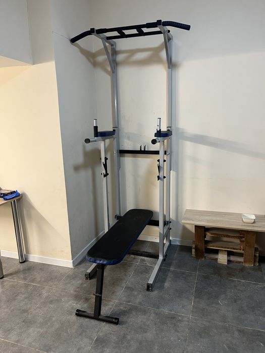 Турник, брусья, скамья для жима