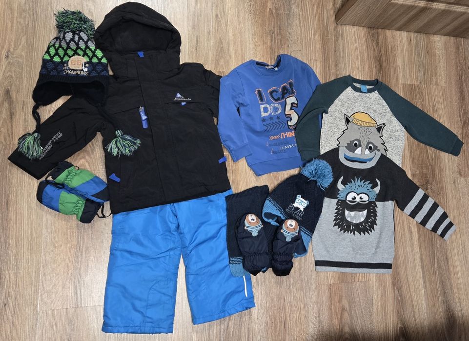 Зимни дрехи и аксесоари за 98-104