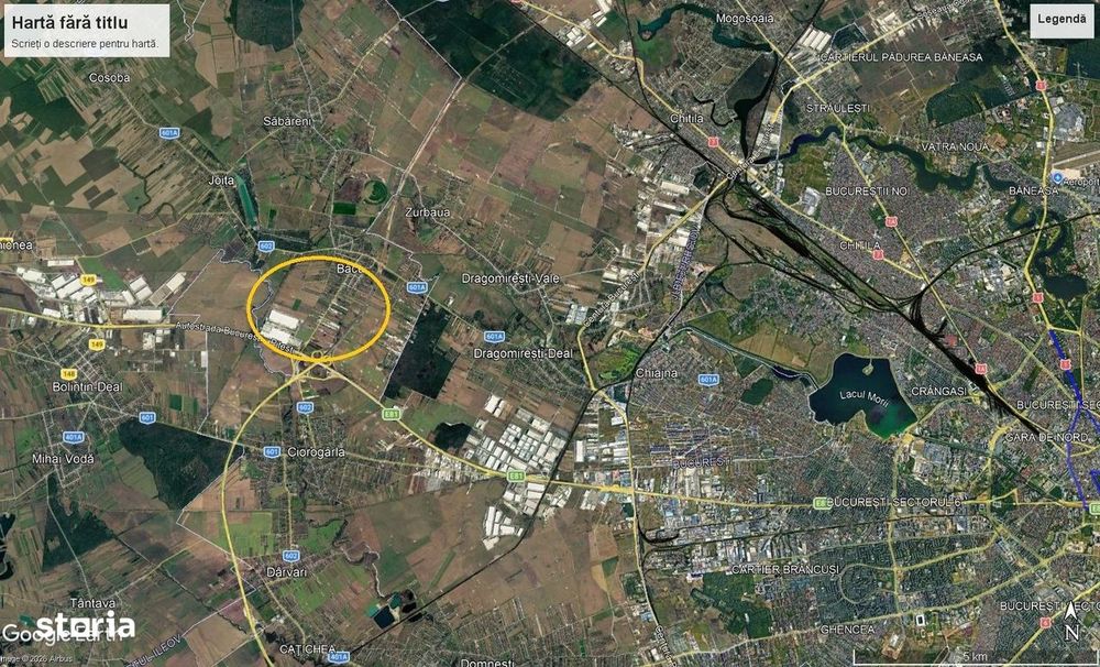Teren Industrial 10 Ha Joita| A1 București – Pitești | Lângă Depozitel