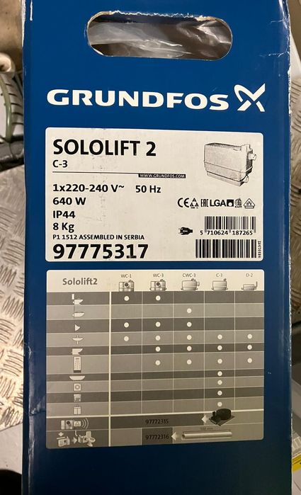 Pompa Grundfos cu tocator