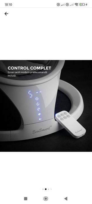 Vand leagan electric evosmart Sw .bluetooth,5trepte balansoar