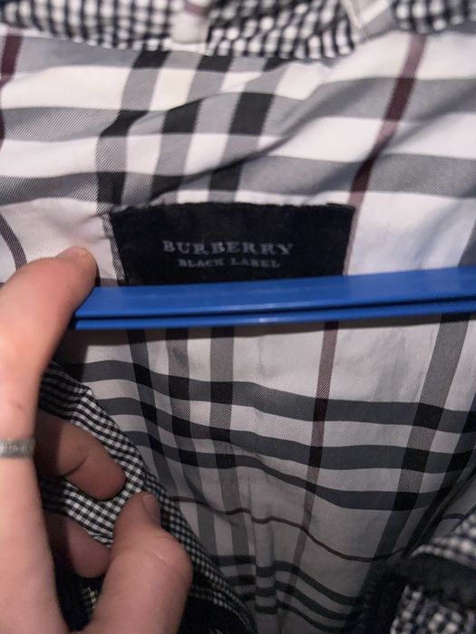 burberry black label микропуховик
