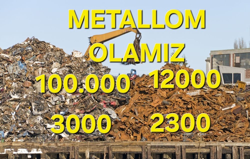 Metallolom olamiz b/u metalom Metallom