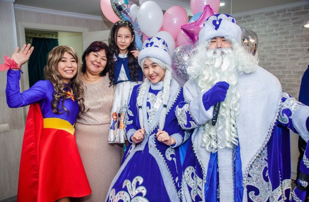 Аяз ата Акшакар Дед Мороз Снегурочка аниматоры поздравление