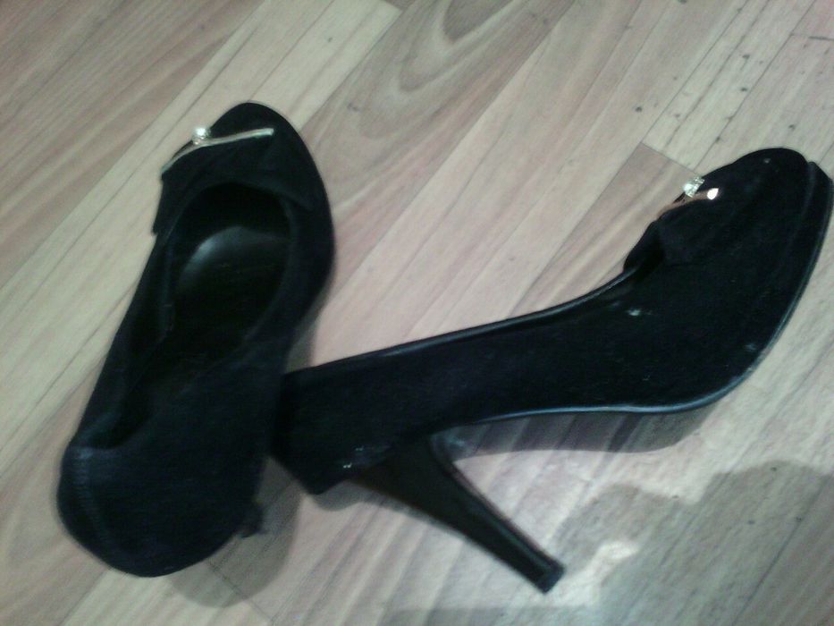 Туфли замшевые - 1000