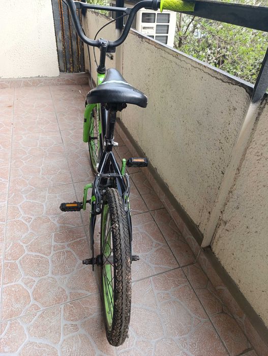 Колело, детско, зелено, 14 инча