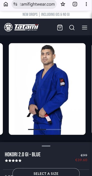 GI TATAMI (kimono) jiu jitsu/judo/etc NOU