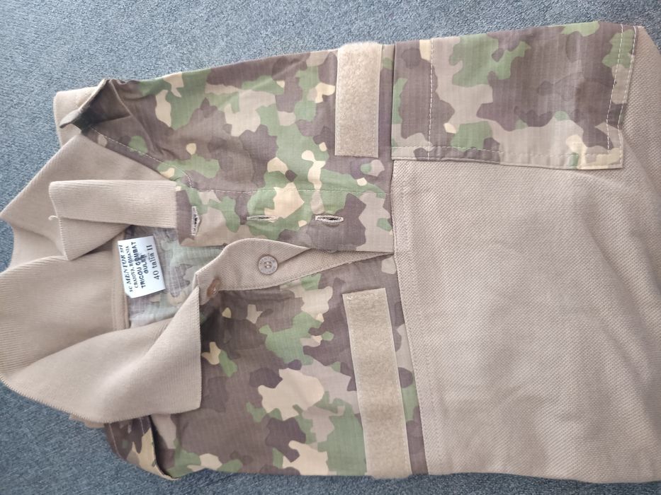 Set haine camuflaj+complet ploaie camuflaj