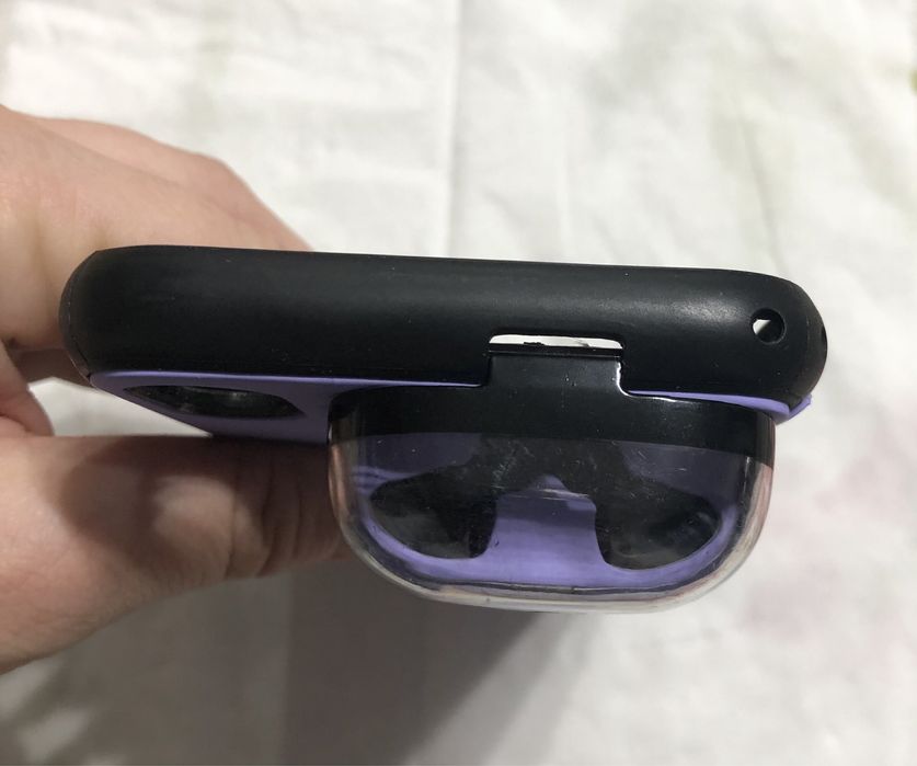 Husa iphone x husa cu suport de casti iphone x husa mov