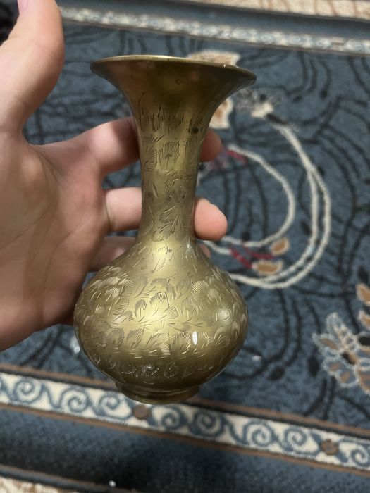 Продам вазу индия 1980 год и хрусталь