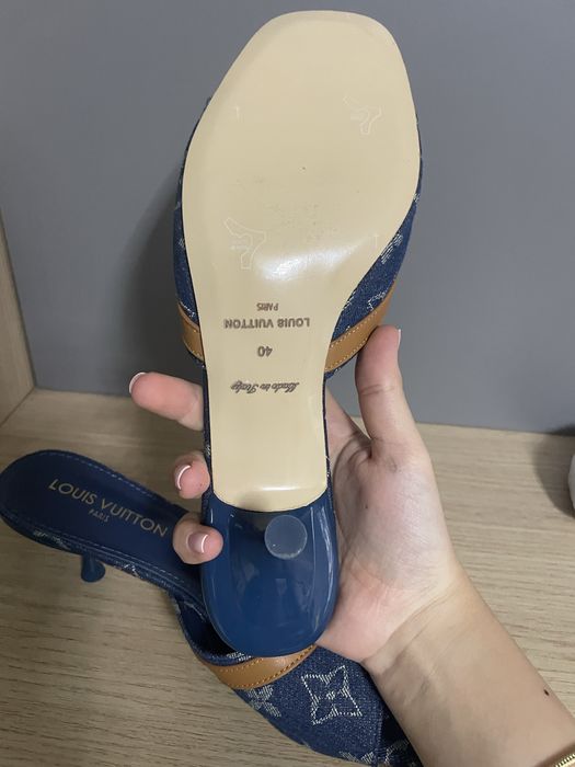 papuci cu toc din material textil