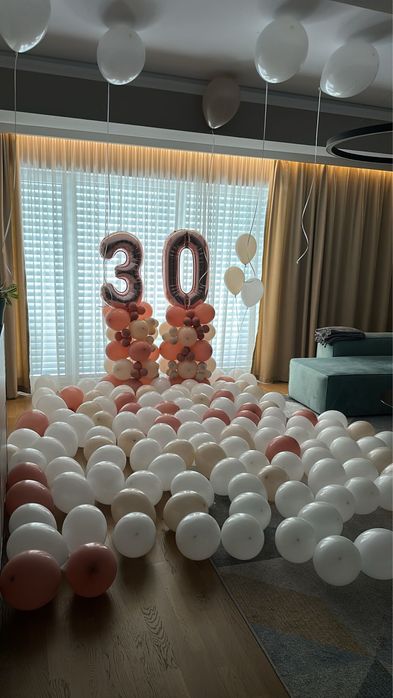 Decor baloane eveniment botez/nunta/zi de nastere