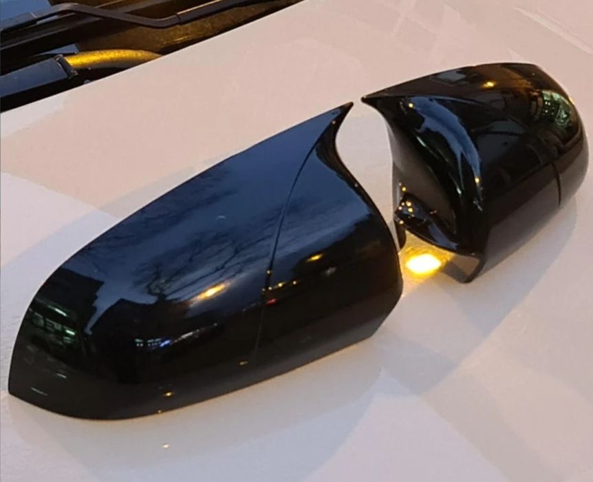 Capace oglinzi Audi A3 8P facelift model Batman negru lucios