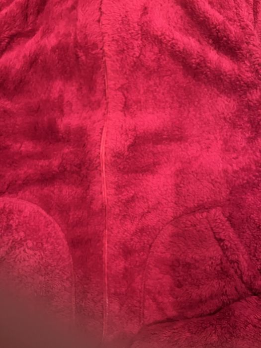 Поларен елек цвят червен и бордо