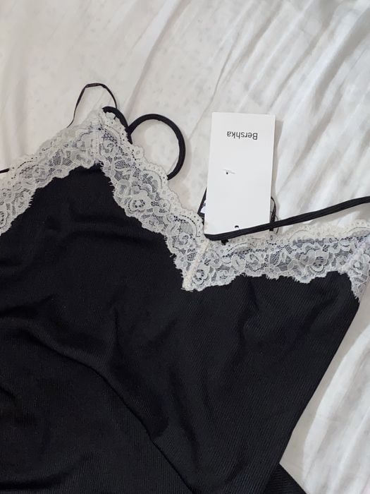 -Rochie de vara cu dantela, Bershka, noua
