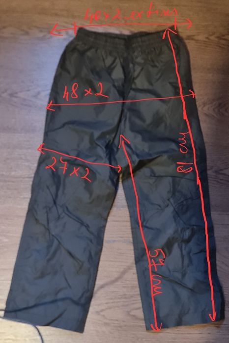 Pantaloni impermeabili/de zapada/ploaie pt copii, captusiti -tip Shell