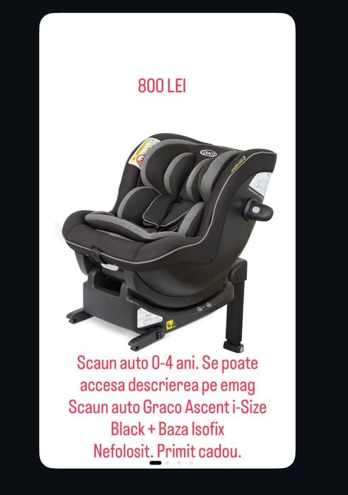 Scaun masina nou