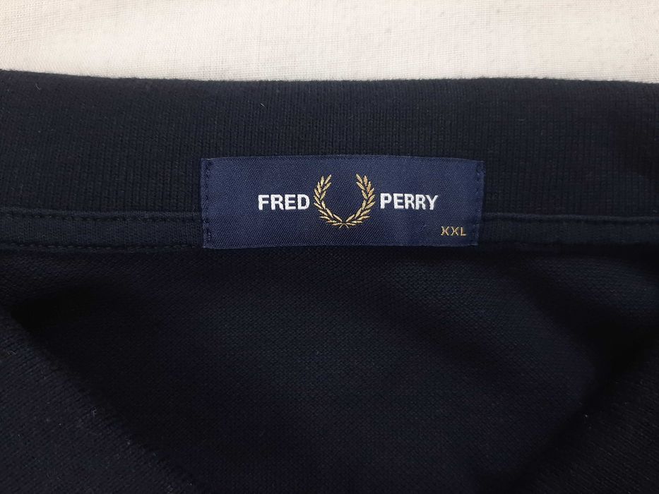 Fred Perry Twin Tipped Polo - Оригинална мъжка тениска с яка р-р 2XL