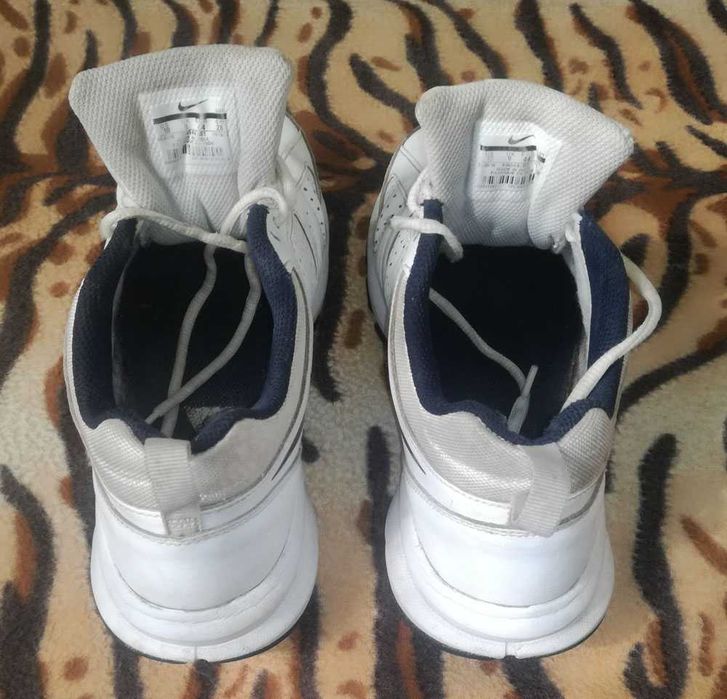 NIKE T-LITE XI Оригинални Бели Маратонки-Обувки от Естествена Кожа