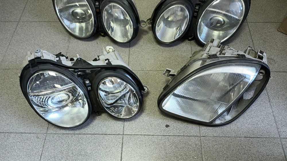 Mercedes CLK SLK SL CL C215 ксенон ляв десен фар xenon far сл слк цлк