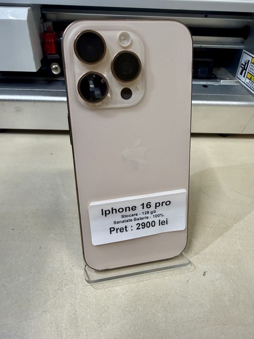 Iphone 16 pro / 128 gb / 100%  / garantie