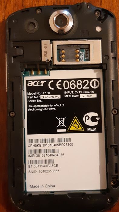 Телефон за части Acer 40лв.