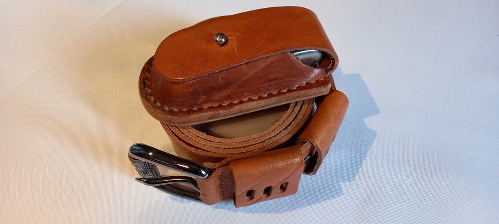 Teaca + Curea piele naturala