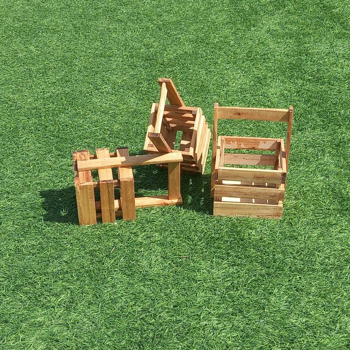 Корзина для декора, деревянный ящик, бокс для цветов