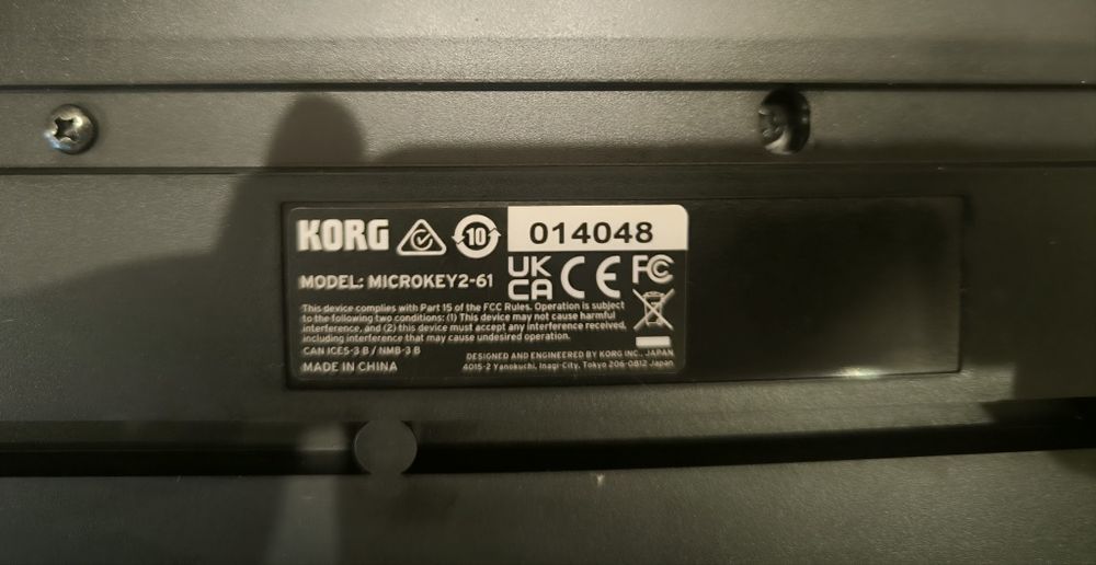 Korg microKEY2-61 – 61 клавиша синтезатор за студио и компютър