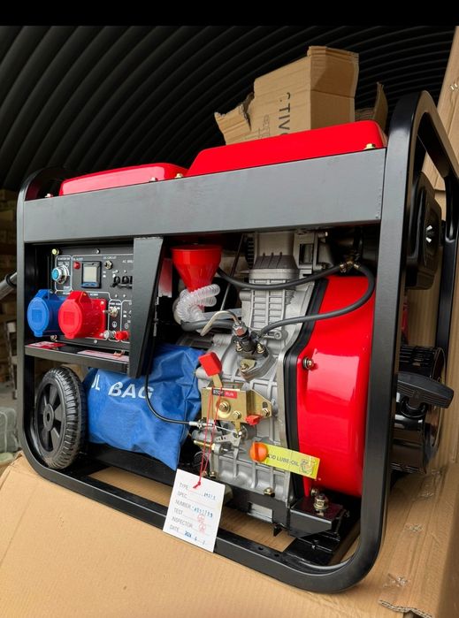 Дизелов генератор 7.5кв с електрически стартер