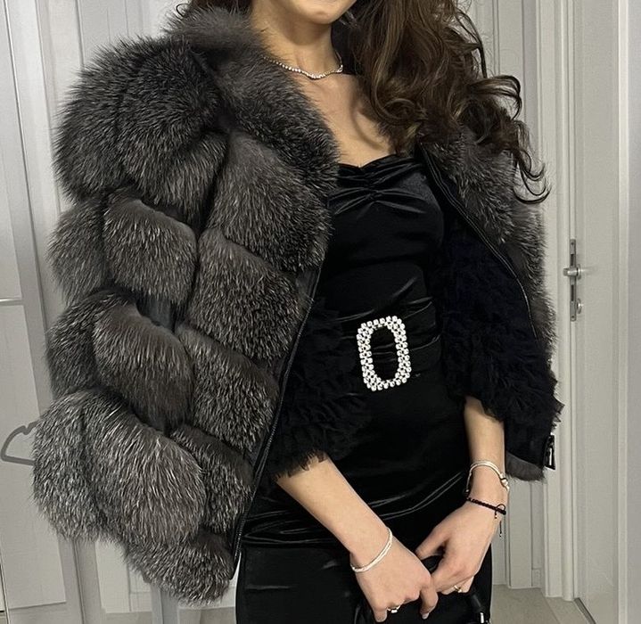 Blana naturala vulpe polară , marime S