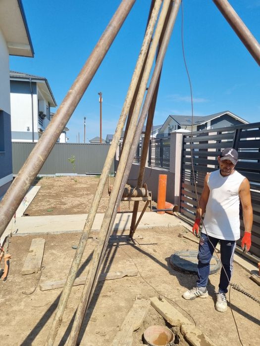 Foraje puturi prelungiri piloni denisipari