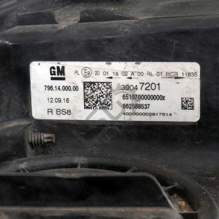 Десен фар Opel Astra K  ID: 141240