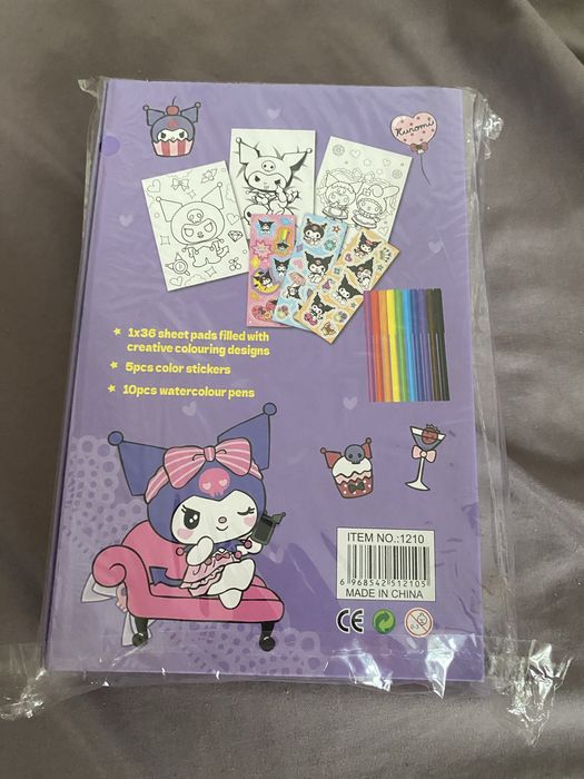 Раскраска с фломастерами новая