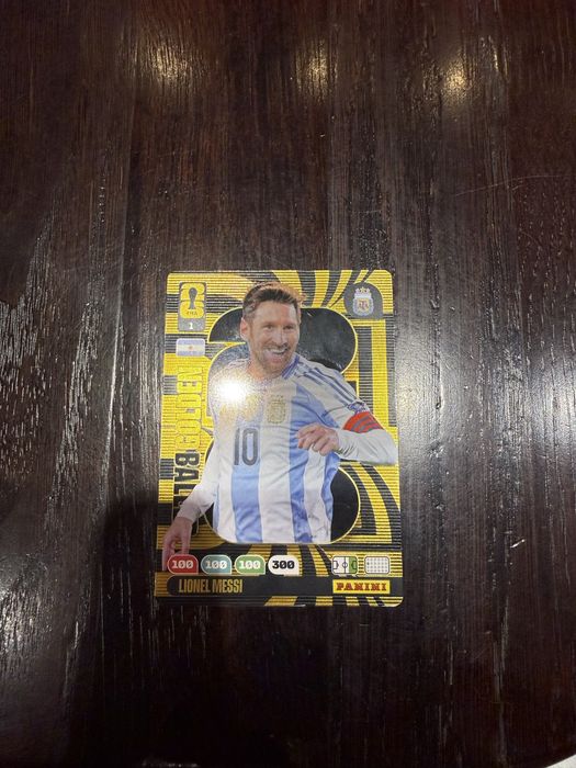 Cartonas Messi Adrenalyn World Cup