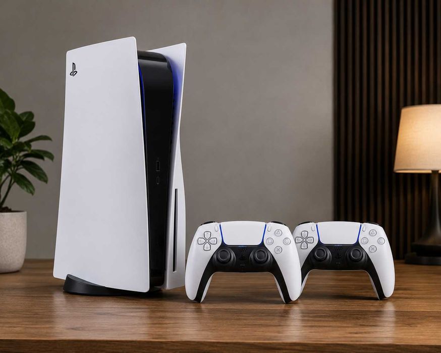 PlayStation 5 uyinlari va 2ta joystiki bilan