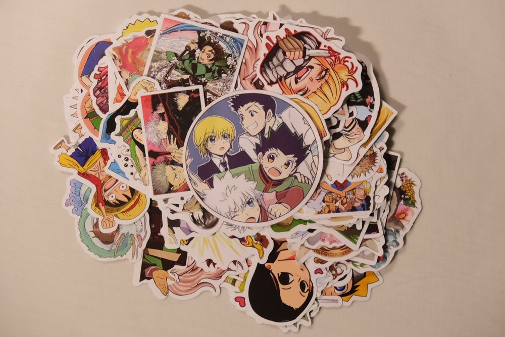 Аниме стикеры по разным аниме