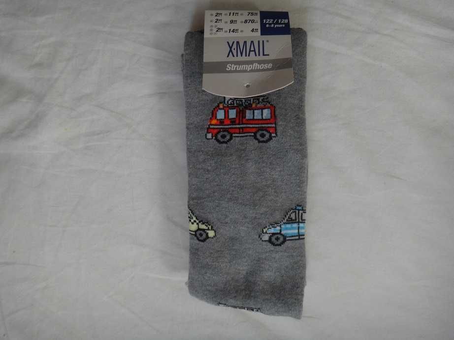 Нов детски чорапогащник размер 122-128, 6-8 години, на колички