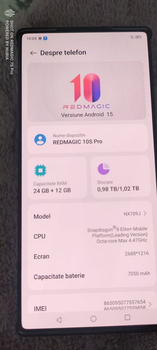 Nubia Red magic 10 s pro & cooler black shark 5 pro