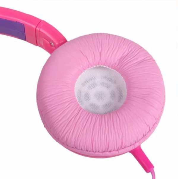 Casti audio, Zola, model Unicorn, roz, reglabile, pentru fetite