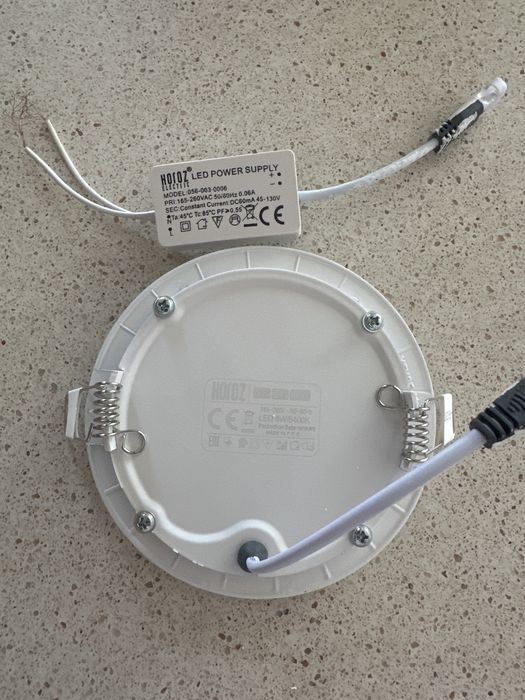 5x Bec Spot LED HOROZ 6W 6400K 120mm