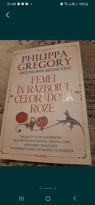 Femei în războiul celor doua roze, Philippa Gregory