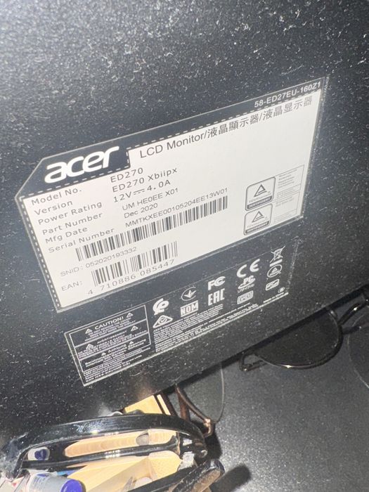 Monitor ACER 27”