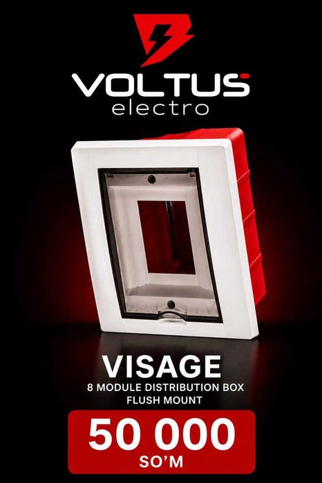 VISAGE 8 Modul Elektr Shit Qutisi