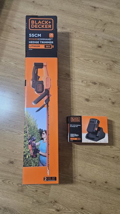 Foarfeca electrica Black+Decker pentru gard viu 36V lama 550mm